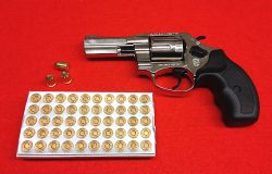 Bruni Revolver 380 4" Nickel a Salve 