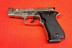 Bruni Pistola Beretta 85 Nickel 8 mm a Salve 