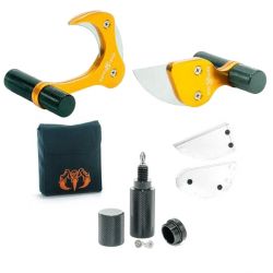 Raptor Razor Coltello Big Game Skinner & Manò Blade Combo Kit