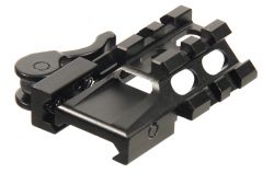 UTG Attacco Tri-Rail 2 Slot Angle Mount QD