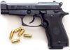 Bruni Pistola Beretta 85 Nickel 9mm a Salve 